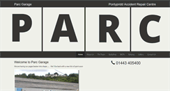 Desktop Screenshot of parc-garage.co.uk